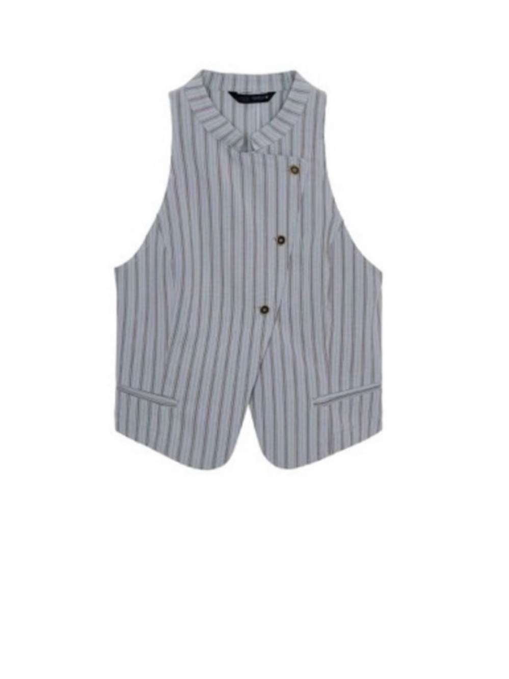 ZARA STRIPED WRAP VEST